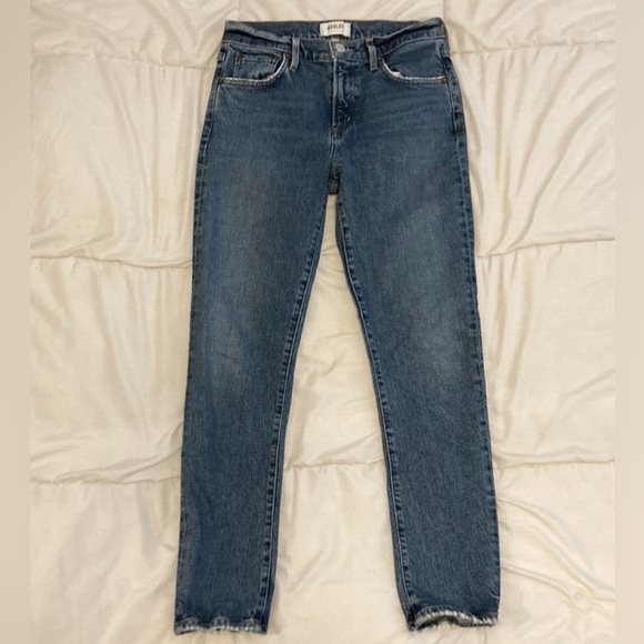 AGOLDE Toni Mid Rise Straight Jeans Dime Size 26 - Picture 5 of 13